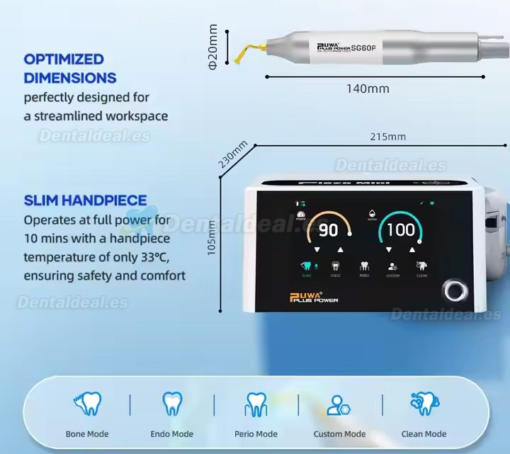 PlusPower Piezo Mini Unidad Piezoel&eacute;ctrica Dental Piezosurgery